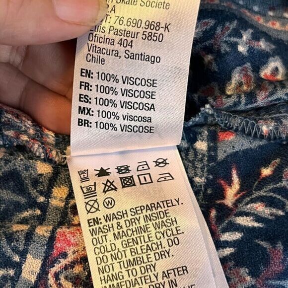 NEW Roxy Tank Dress Women Sleeveless Mini Blue Floral Size M Back Zip Beach Surf - Picture 15 of 15